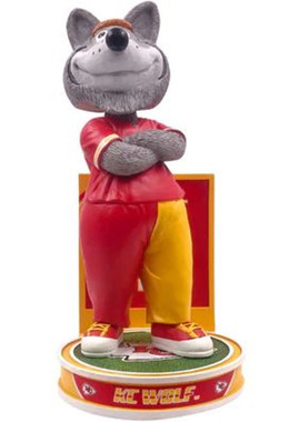 KC Wolf Kansas City Chiefs Mascot Hero Series NFL Bobblehead