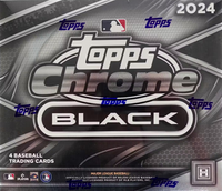 2024 Topps Chrome Black Baseball Hobby 12 Box Case