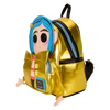 Loungefly Coraline 15th Anniversary Laika Doll Metallic Cosplay Mini Backpack
