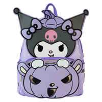 Loungefly Sanrio Kuromi Pumpkin Light Up Glow Mini Backpack