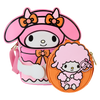 Loungefly Sanrio My Melody Pumpkin Crossbuddies® Cosplay Crossbody Bag Purse with Coin Bag