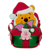Loungefly Winnie The Pooh Santa Winnie & Piglet Crossbuddies Cosplay Crossbody Bag With Coin Bag Purse