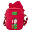 Loungefly Winnie The Pooh Santa Winnie & Piglet Crossbuddies Cosplay Crossbody Bag With Coin Bag Purse