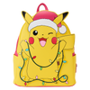 Loungefly Pokémon Santa Pikachu Christmas Lights Light Up Mini Backpack