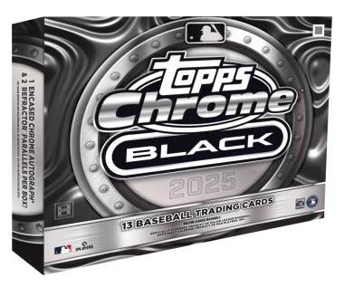 2025 Topps Chrome Black Baseball Hobby Box