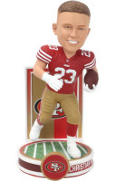 Christian McCaffrey San Francisco 49ers NFL Banner Series Bobblehead