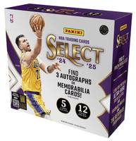 2024/25 Panini Select Basketball Hobby 12 Box Case