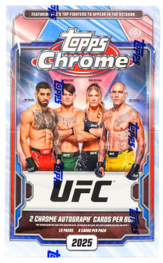 2025 Topps UFC Chrome Hobby Box