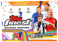 2024/25 Topps UEFA Club Competitions Finest Soccer Hobby Box