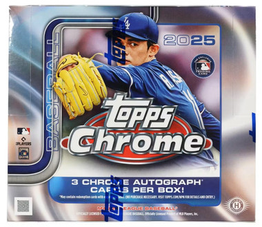 2025 Topps Chrome Baseball Jumbo Box