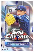 2025 Topps Chrome Baseball Hobby 12 Box Case