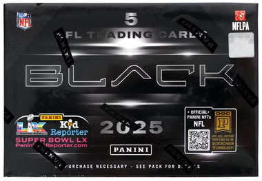2025 Panini Black Football Hobby 12 Box Case