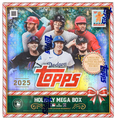 2025 Topps Holiday Baseball Mega 20 Box Case