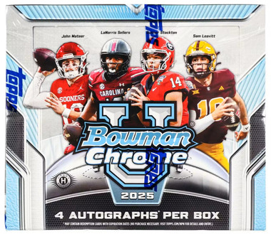 2025 Bowman Chrome University Football Jumbo Box