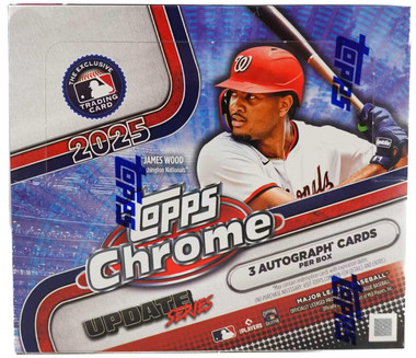 2025 Topps Chrome Update Series Baseball Jumbo Box