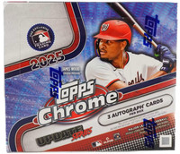 2025 Topps Chrome Update Series Baseball Jumbo 8 Box Case