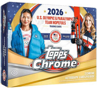 2026 Topps Chrome US Olympic & Paralympic Hopefuls Hobby 12 Box Case