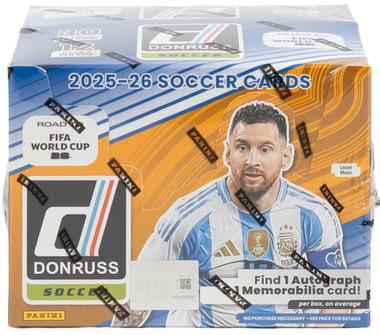 2025/26 Panini Donruss Road To FIFA World Cup 26 Soccer Hobby 12 Box Case