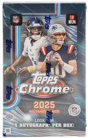 2025 Topps Chrome Football Hobby 12 Box Case