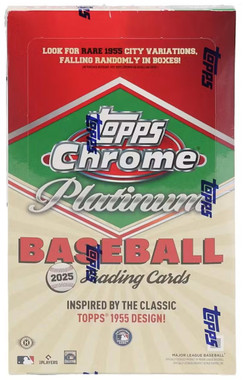 2025 Topps Chrome Platinum Baseball Hobby 12 Box Case
