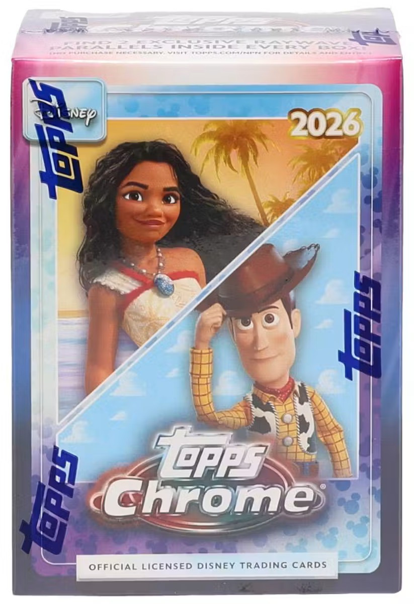 2026 Topps Chrome Disney Blaster Box - Dan's Sports Cards & Games