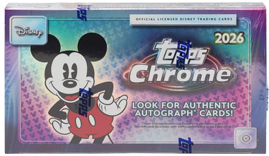 2026 Topps Chrome Disney Hobby 8 Box Case