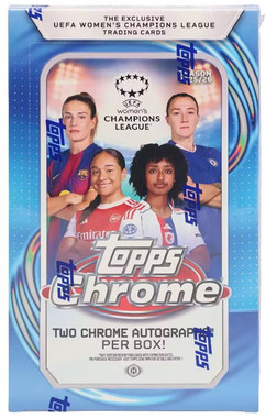 2025/26 Topps UEFA Women's Champions League Chrome Soccer Hobby 12 Box Case