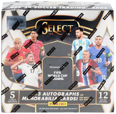2025/26 Panini Select Road To FIFA World Cup 2026 Soccer Hobby Box
