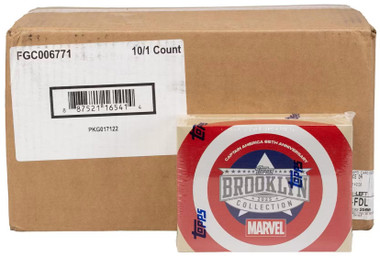 2026 Topps Brooklyn Collection Marvel Captain America Hobby 10 Box Case