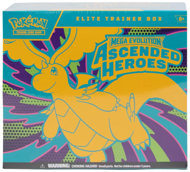 Pokemon Mega Evolution Ascended Heroes Elite Trainer Box