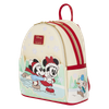 Loungefly Mickey & Friends Holiday Ice Skating Mini Backpack