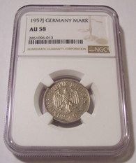 Germany - Federal Republic - 1957 J Mark AU58 NGC