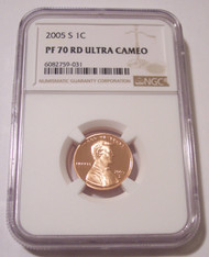 2005 S Lincoln Memorial Cent Proof PF70 RED UC NGC