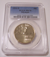 1992 P Olympic Commemorative Half Dollar MS70 PCGS