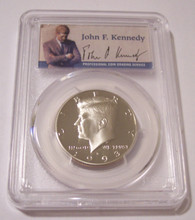 1993 S Clad Kennedy Half Dollar Proof PR69 DCAM PCGS Portrait Label