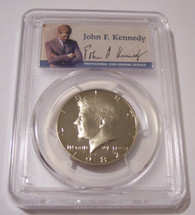 1982 S Kennedy Half Dollar Proof PR69 DCAM PCGS Portrait Label