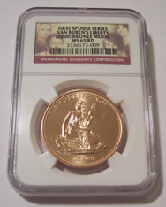 2008 Van Buren's Liberty Bronze Medal U.S. Mint MS65 RED NGC