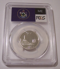 2003 S Silver Maine State Quarter Proof PR69 DCAM PCGS Flag Label
