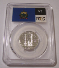 2001 S Silver Vermont State Quarter Proof PR69 DCAM PCGS Flag Label