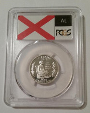 2003 S Silver Alabama State Quarter Proof PR69 DCAM PCGS Flag Label
