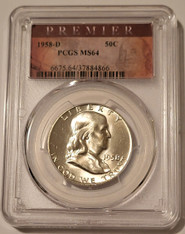 1958-d-franklin-half-dollar-ms64-pcgs-premier-a
