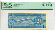 Netherlands Antilles - Muntbiljet 1970 2 1/2 Gulden Note Superb Gem New 67 PPQ PCGS Currency