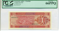 Netherlands Antilles - Muntbiljet 1970 1 Gulden Note Gem New 66 PPQ PCGS Currency