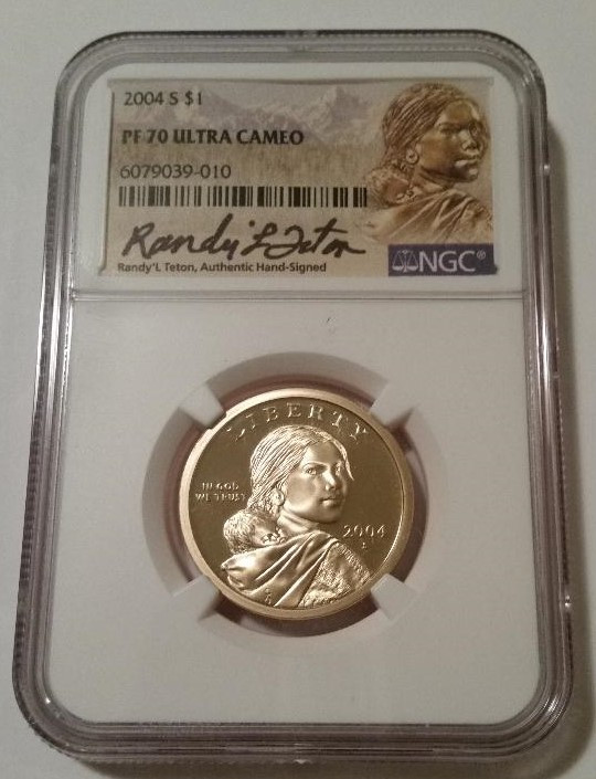 2004-S Sacagawea Native American One Dollar Proof Coin 