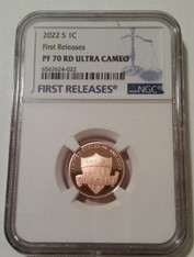 2022 S Lincoln Shield Cent Proof PF70 UC NGC First Releases