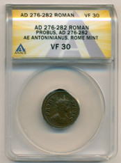Roman Empire Probus AD 276-282 AE Antoninianus Rome Mint VF30 ANACS