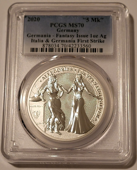 Germany-2020-silver-allegries-medal-ms70-pcgs-fs-a