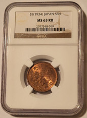 Japan-1934-sen-ms63-rb-ngc-a