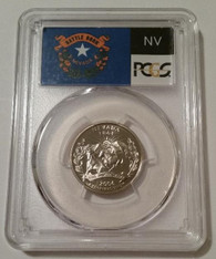 2006 S Clad Nevada State Quarter Proof PR70 DCAM PCGS Flag Label