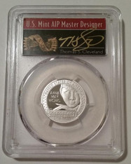 2022 S Silver Anna May Wong Quarter Proof PR70 DCAM PCGS First Strike Cleveland Arrow Label